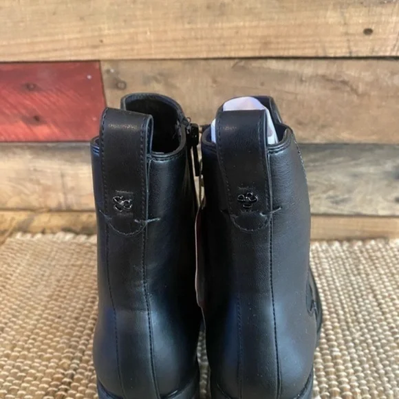 Sam & Libby Black‎ Chunky Heel Boots - Picture 9 of 12